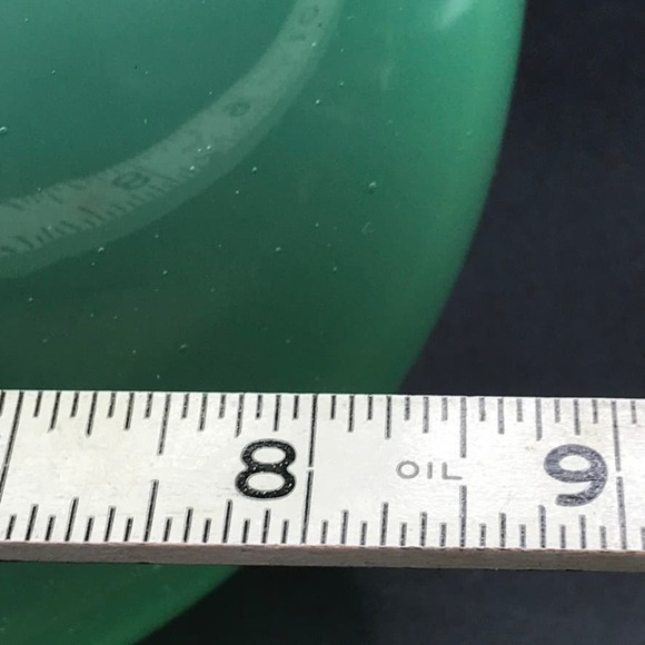 Vintage Amy Roberts Hand Blown Green Opalecent Vase Pilchuck Glass 1981 Signed - Picture 7 of 12